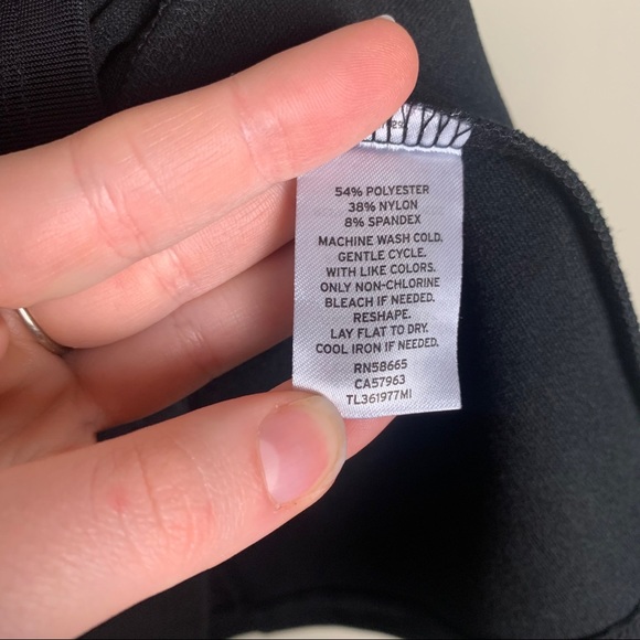 NWT Black Leith Noir Lace Up Bodycon Dress - Picture 10 of 14